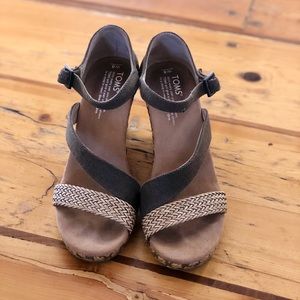 Toms Clarissa Wedge Sandals